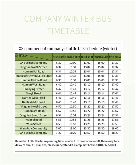 Transportation Guide & Shuttle Bus Schedule .